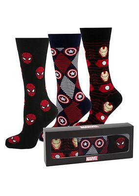 3-Pair Favorite Avengers Socks