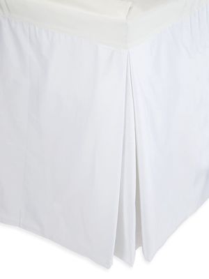 3-Panel Tailored Bed Skirt - White - White