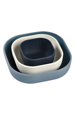 3-Piece Beaba Mealtime Nesting Bowls in Midnight