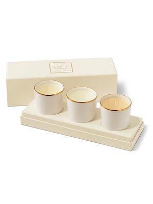3-Piece Mini Candle Set - Cream - Cream