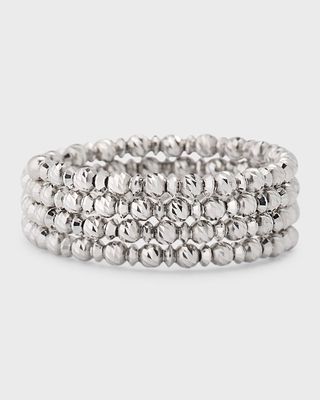 3-Row Wrap Ring in 950 Platinum, Size 8