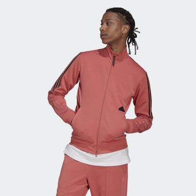 3-Stripes Fitted Track Top Wonder Red