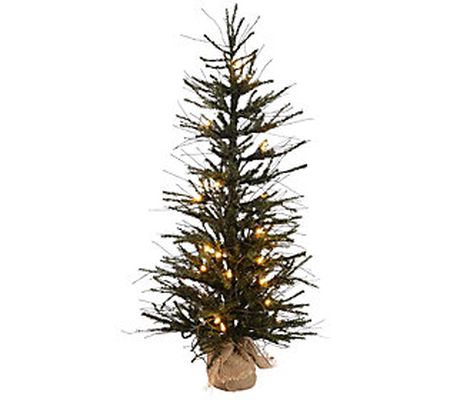 30" Vienna Twig Tree with Warm White LED Lights by Vickerman