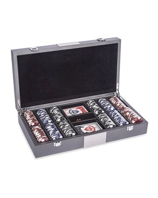 300-Chip Poker Set in Wooden Case