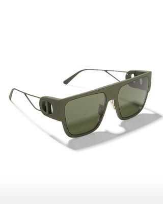 30Montaigne S3U 58mm Injection Plastic Semi-Shield Sunglasses