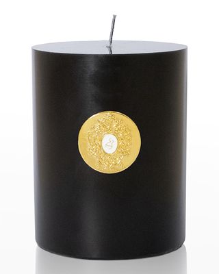 31.74 oz. Halley Black Cylindrical Candle