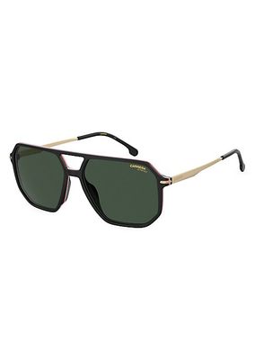 324/S 59MM Aviator Sunglasses