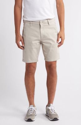 34 Heritage Arizona Flat Front Stretch Cotton Blend Shorts in Oyster Summer at Nordstrom, Size 36