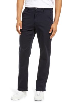 34 Heritage Charisma Relaxed Fit Straight Leg Flat Front Chinos in Navy Twill
