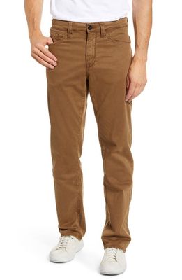 34 Heritage Charisma Relaxed Straight Leg Pants in Tobacco Twill