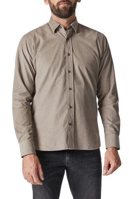 34 Heritage Corduroy Button-Up Shirt in Beige