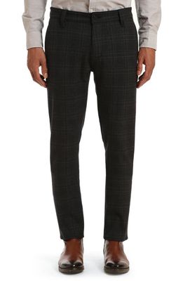 34 Heritage Courage Check Straight Leg Pants in Grey Checked