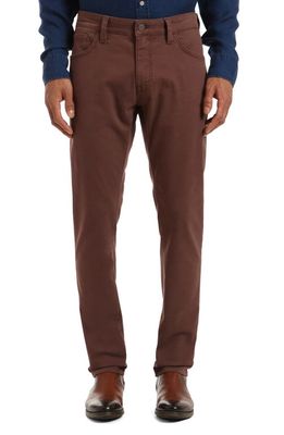 34 Heritage Courage CoolMax® Stretch Straight Leg Five Pocket Pants in Mahogany Coolmax at Nordstrom, Size 33 X 34