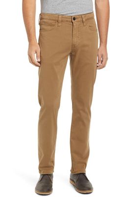 34 Heritage Courage Straight Leg Twill Pants in Tobacco Twill at Nordstrom, Size 42 X 34