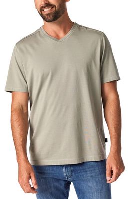 34 Heritage Deconstructed V-Neck Pima Cotton T-Shirt in Wild Dove