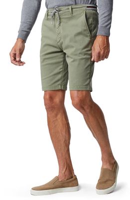 34 Heritage Ravenna Soft Touch Drawstring Shorts in Moss Green