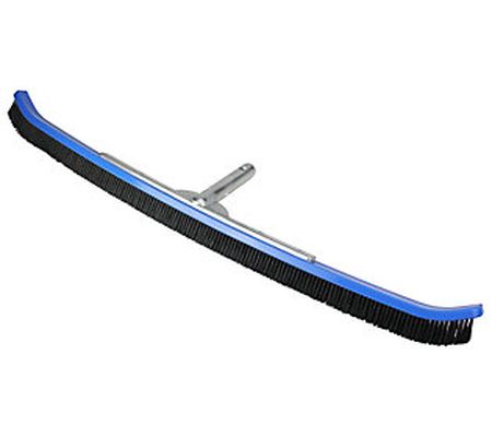 36" Blue Nylon Bristle Wall Brush for Pools