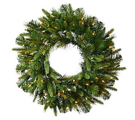 36" Cashmere Wreath LED by Vickerman