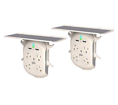 360 Electrical S/2 Revolve 2.4A Surge Protector w/ Shelf