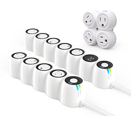360 Electrical Surge Protector Bundle w/ 4-Port Rotating Outlet