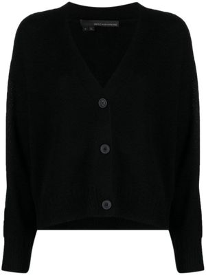 360Cashmere brushed-effect cashmere cardigan - Black