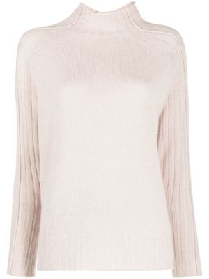 360Cashmere Daisy mock-neck cashmere jumper - Neutrals