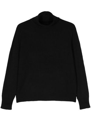 360Cashmere funnel-neck cashmere jumper - Black