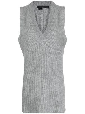 360Cashmere ribbed-knit cashmere jumper - Grey