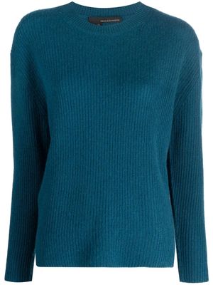 360Cashmere Ridley ribbed-knit cashmere jumper - MALLARD