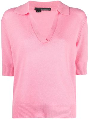 360Cashmere U-neck cashmere top - Pink