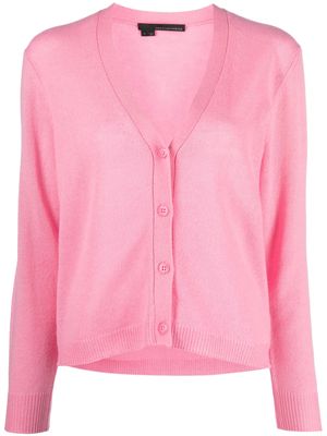 360Cashmere V-neck cashmere cardigan - Pink