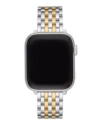 38mm 7-Link Stainless Steel Bracelet for Apple Watch, Gold/Silver