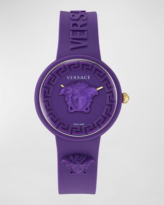 39mm Medusa Pop Watch with Silicone Strap and Matching Case, Purple