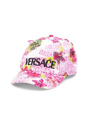 3D Embroidery Orchid Baseball Cap