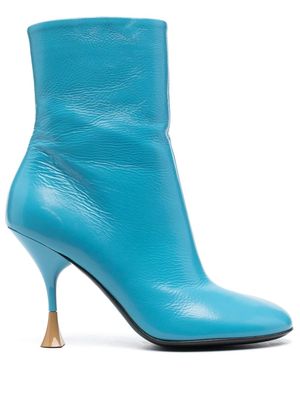 3juin 100mm-heel ankle boots - Blue
