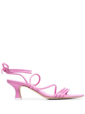 3juin 60mm ankle tie-fastening sandals - Pink