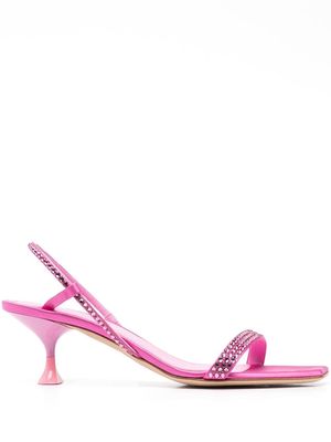 3juin 65mm crystal-embellished sandals - Pink