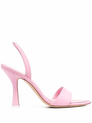 3juin 95mm slingback open toe sandals - Pink