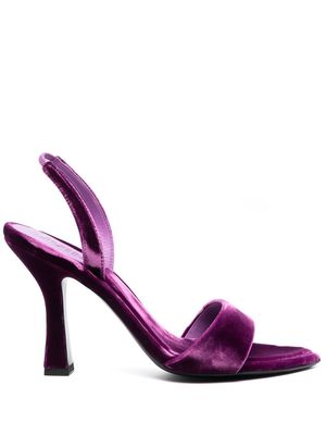 3juin Amethyst 110mm open-toe heels - Purple