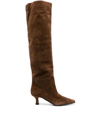 3juin Bea 70mm suede knee-high boots - Brown
