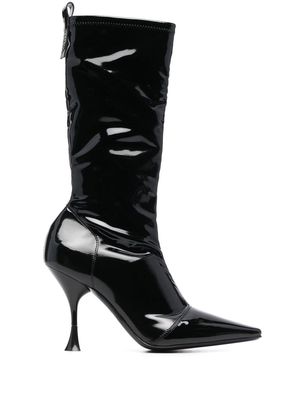 3juin Berry Cris leather boots - Black