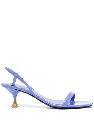 3juin Capri 50mm slingback patent-leather sandals - Purple