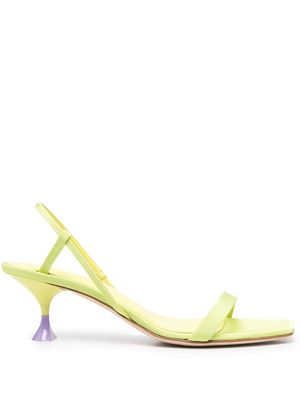 3juin Capri leather sandals - Green
