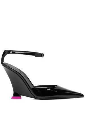 3juin Clea 100mm leather pumps - Black