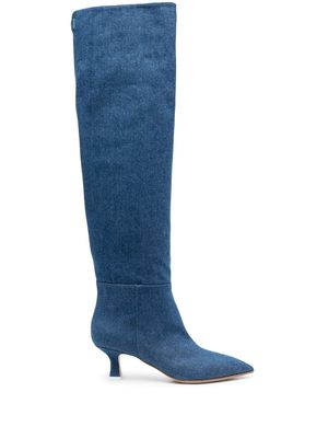 3juin extra-long denim boots - Blue