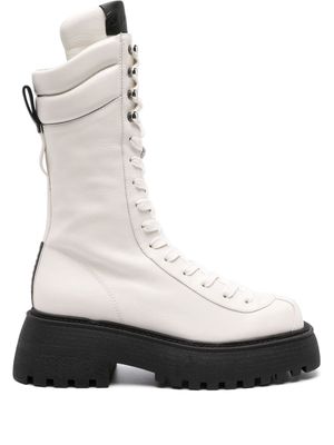 3juin Wendy Oxford 60mm combat boots - White