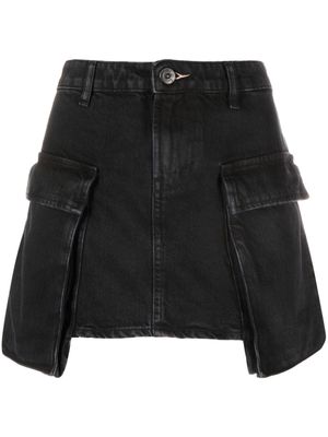 3x1 Celine denim cargo skirt - Black