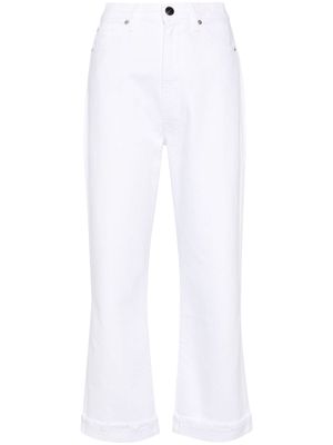 3x1 Claudia Extreme high-rise straight-leg jeans - White