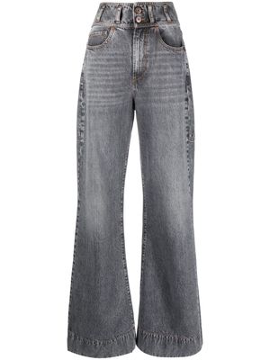 3x1 high-rise flared jeans - Grey