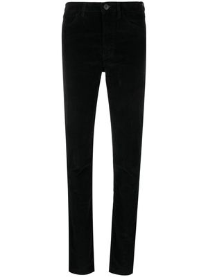 3x1 Kaya Split washed slim-fit trousers - Black